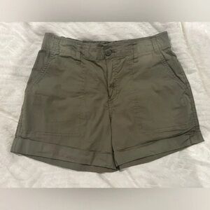 Olive Green Women's Shorts
